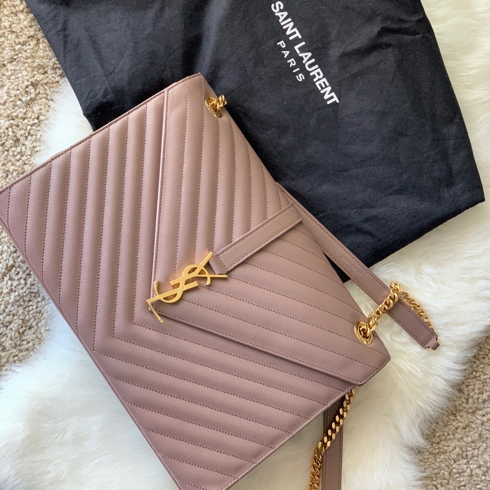 YSL Envelope Large Bag